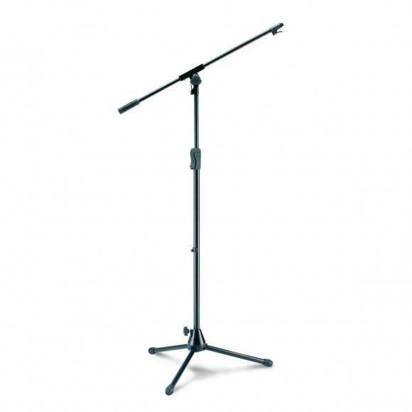 Hercules MS531B Tripod Mic Stand with 2-in-1 Telescopic Boom & Quik-N-EZ Adapter